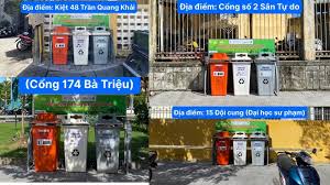 Đại lý thùng rác tại Huế